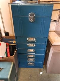 Great metal file cabinet with drawers