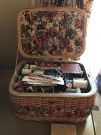 Sewing Boxes with contents