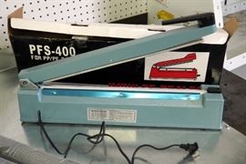 Impulse Sealer Model # PFS-400 For PP/PE Bags With Galvanized Hardware Cloth And Sauder