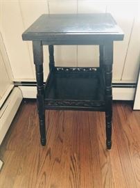 Antique Wood Side Table
