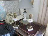 Small antique lamps
