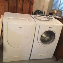 Bosch washer, dryer large capacity 
