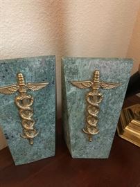 Physician's bookends