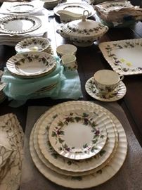 Royal Worcester Baccanal china set, made in England