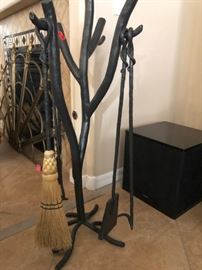 Unique Fireplace tools tree