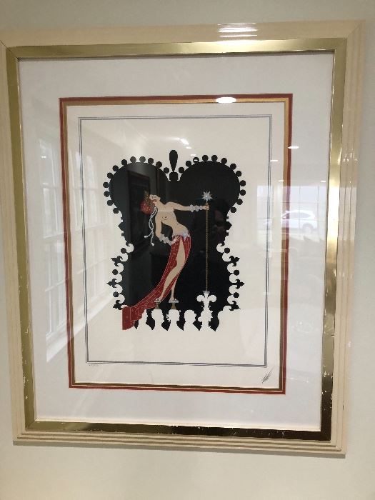 Original Erté signed And numbered Artist Proof.
