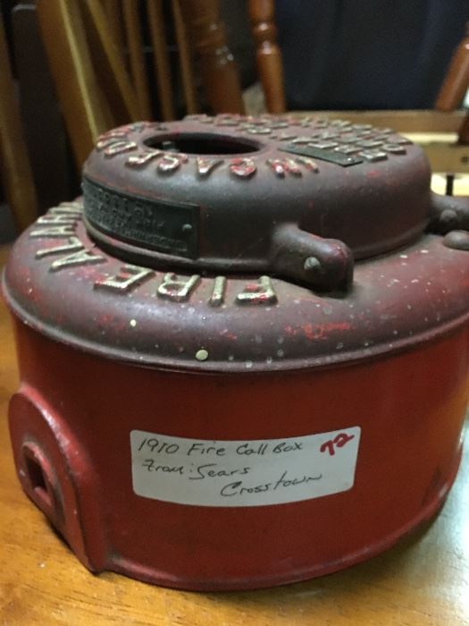 1910 Fire Alarm original with all inside parts