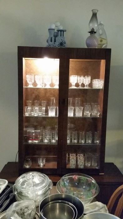 Lighted Curio cabinet