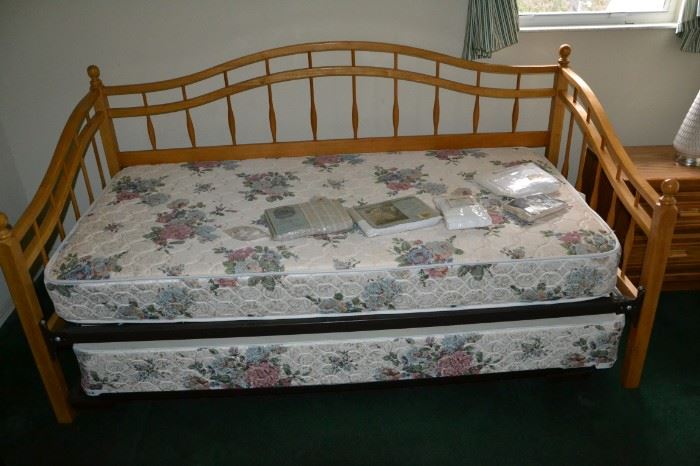 Day bed.  Mattress with box spring