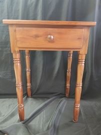 One of a pair of one drawer tables