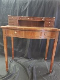 Mahogany writing table
