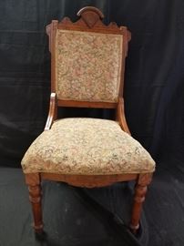 Victorian Eastlake side chair