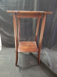side table in inlaid top