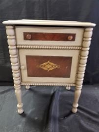 vintage painted side table