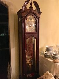 Howard Miller “Langston” Grandfather Clock, purchased new Fall of 2018.