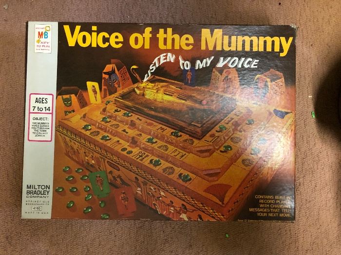 Voice of the Mummy Game - Milton Bradley  - Rare!