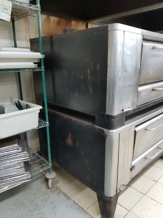 Blodgett model #1000 stainless steel double deck stone pizza oven (both decks work but 1 has some minor issues)$3495 per double