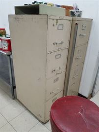 Vintage Hon or SteelMaster 4 drawer vertical file cabinets $75 each