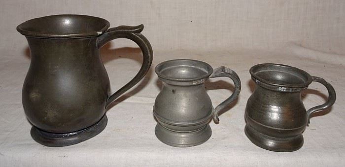 Early Pewter Measurers