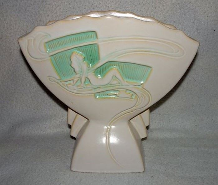 Roseville Pottery Nude Silhouette