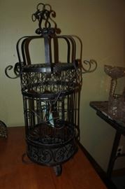 Decorative Black Bird Cage