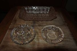 Assortment of Salt Dips and Butter Dish