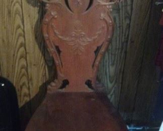 It has dragons carved onto it