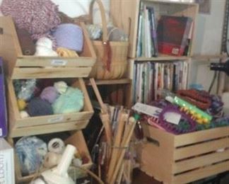 Lots of yarn for knitting, looms, and more!