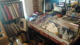 So many art supplies and books!!