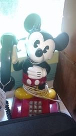 My cousin was given this Mickey Mouse phone at Disney