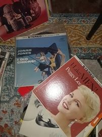 Lots of records from the 50's and 60's