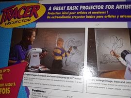 A great way to get kids interested in art- the Tracer projector!