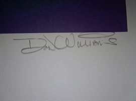 here's his signature- this was a cast member exclusive