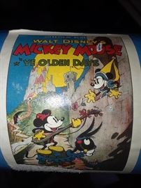 Poster of Mickey Mouse in Ye Olden Days in tube