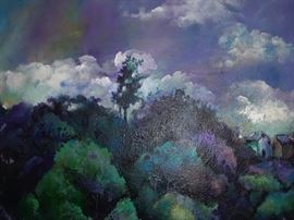 There are many mediums of art here- oil