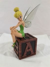 Disney Tinkerbell on Block with Light Up Wings https://ctbids.com/#!/description/share/90525