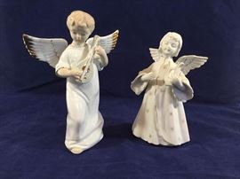 Two Vintage Ceramic Angel Figurines https://ctbids.com/#!/description/share/90571
