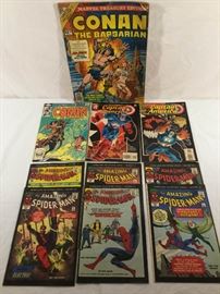 Vintage Comics Conan, Capt America, Spider-Man https://ctbids.com/#!/description/share/90600
