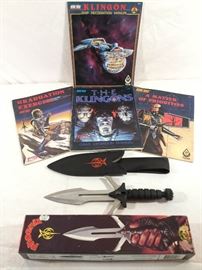 Start Trek, Klingon Dagger & Role Playing Game Books (8Pcs) https://ctbids.com/#!/description/share/90624