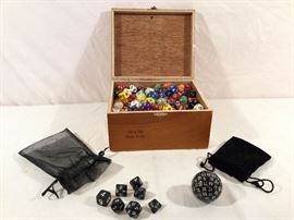 100 sided Game Die & Multi sided Dice Collection for Gaming https://ctbids.com/#!/description/share/90625