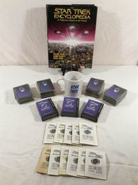 Vintage, Star Trek Mug, Encyclopedia & Next Generation Customizable Card Came Set https://ctbids.com/#!/description/share/90639