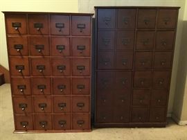 Library Style Wooden Media Cabinets 2 Pc https://ctbids.com/#!/description/share/90641