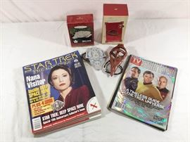 Star Trek Holiday Ornaments by Hallmark & Collectable Magazines Set. (10 Pcs) https://ctbids.com/#!/description/share/90644