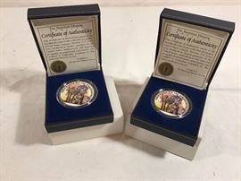 1971 ''Defenders Of Freedom'' Eisenhower Silver Dollar Collectors Coins https://ctbids.com/#!/description/share/90651