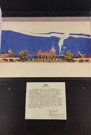 Disneyland Archival Portfolio 1954 https://ctbids.com/#!/description/share/90654