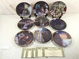 Limited Edition, Vietnam Memorial Plates by The Franklin Mint (9Pcs) https://ctbids.com/#!/description/share/90669