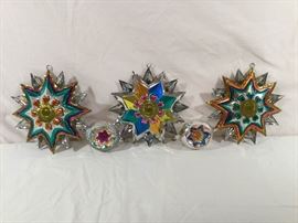 Vintage Tin Star Ornaments Mexican Folk Art https://ctbids.com/#!/description/share/90677