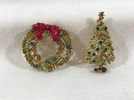 Vintage Art Co. Christmas Pins 1950s 2 Pc
https://ctbids.com/#!/description/share/90684