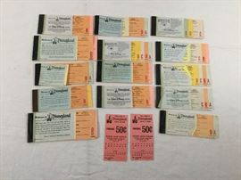 Vintage Disneyland Ticket Books w/ E Ticket https://ctbids.com/#!/description/share/906954
