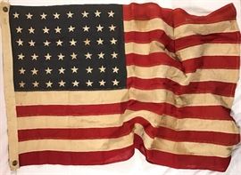 Vintage 48 Star American Flag https://ctbids.com/#!/description/share/90706